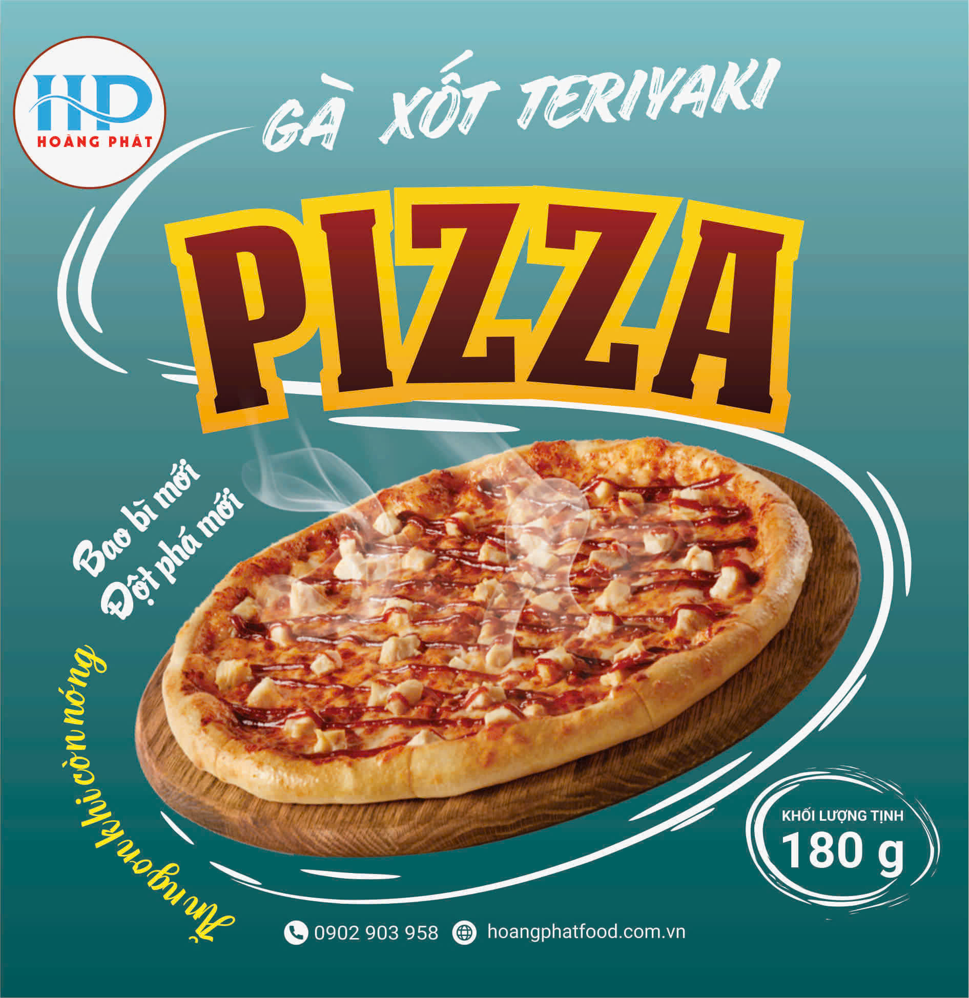 pizza ga xot teriyaki